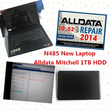 

1TB Hard Disk Fit Win7 2014 Auto Repair Software Alldata 10.53 and mitchell on demend 2015 ALL DATA installed N485 4G New laptop