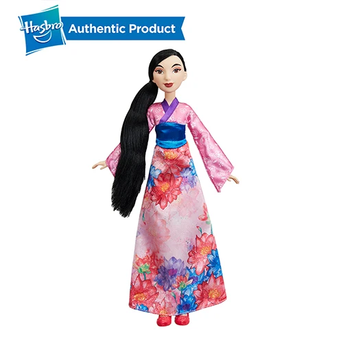 Hasbro disney Princess 11 дюймов Королевский Шиммер Мулан Белль Ариэль Синди Эльза Анна малыш девочки игрушка кукла Коллекция Модель подарок на день рождения - Цвет: E0280-MULAN