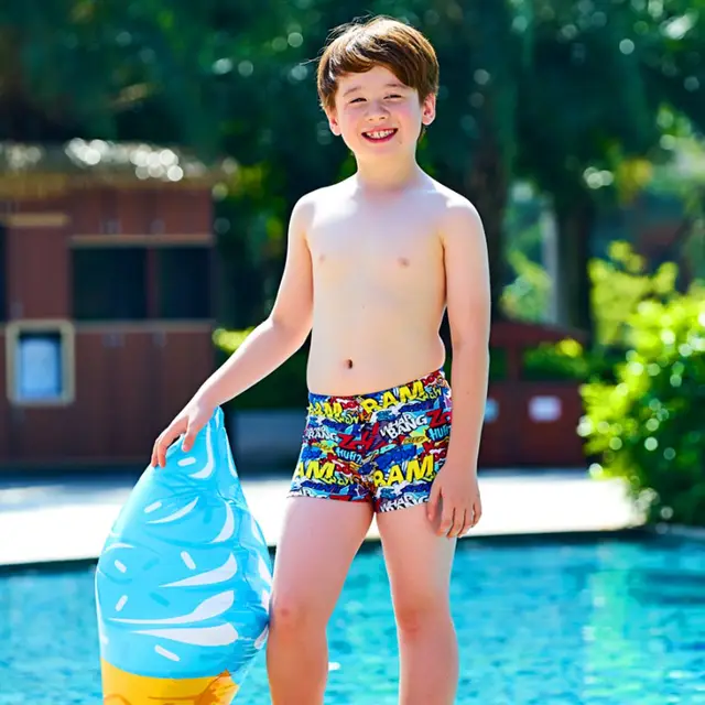 High Quality Children ocean Cartoon swimming Trunks Boys 2018 children