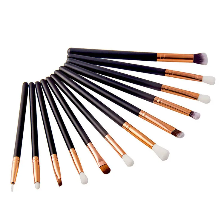 Wholesale Professional 200sets Makeup Brushes 12pcs Eyeshadow Eyeliner