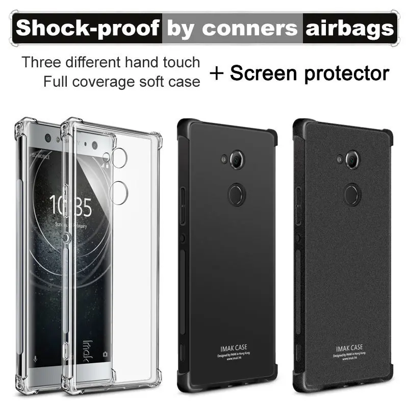 

IMAK sFor Sony Xperia XA2 Case sFor Sony Xperia XA2 Ultra Case Silicon ShockProof Series Soft TPU Case For Sony XA2 /XA2 Ultra