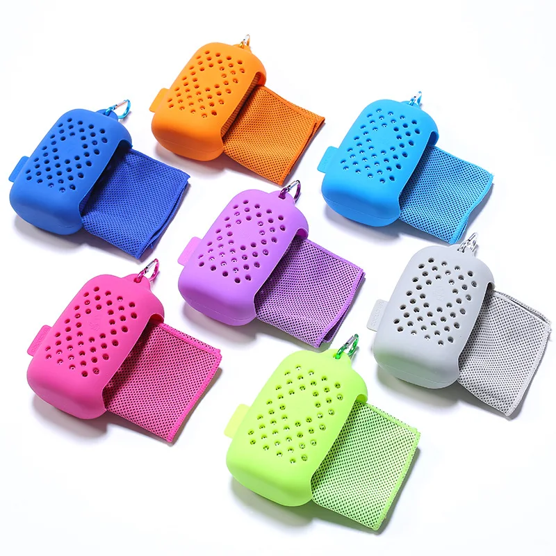 

Customized Instant Cooling Towel Microfiber Sport Towels Quick Dry Ice Cooling Towel 7 Colors Wholesale Drop Shipping 30x100cm