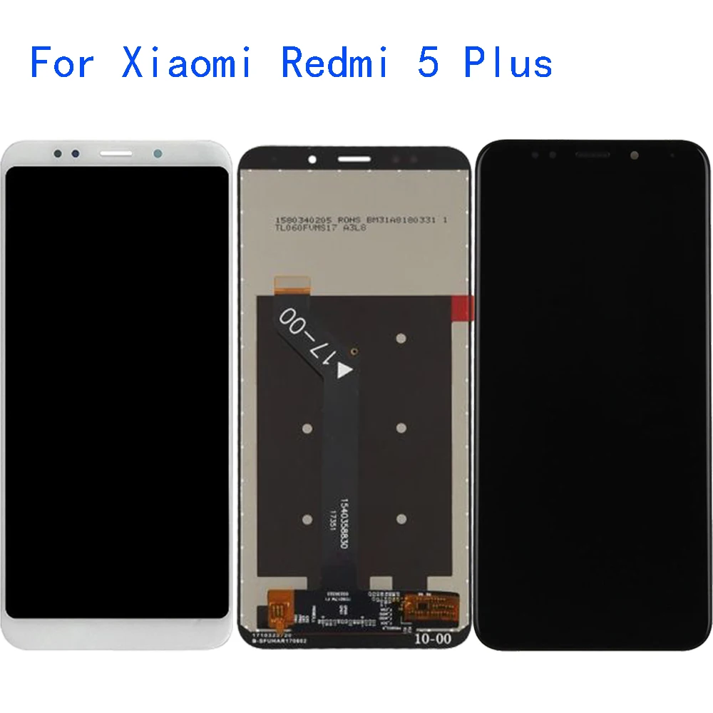 

New 5.99" For Xiaomi Redmi 5 Plus MEG7 LCD Display Touch Screen Digitizer Assembly With Frame +Tools