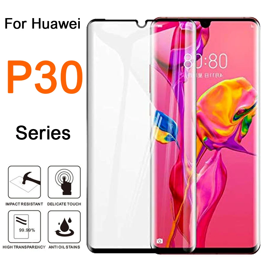 

For huawei p30 pro glass tempered protective film p 30 lite light screen protector p30pro p30lite 30p huaweip30 protect cristal