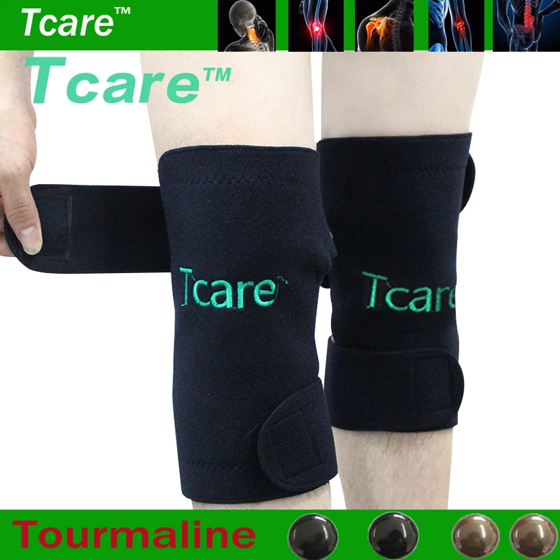 Comprar Tcare 1 par de polainas de rodilla autocalentantes turmalina soporte de terapia magnética rodilleras ajustables masajeador de rodilla cuidado de la salud