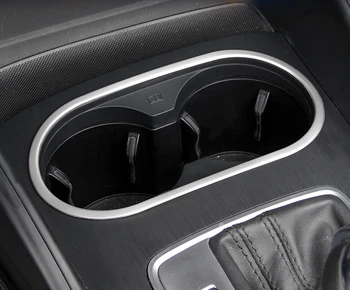

Car Styling Interior Stainless Steel Stickers Cover Water Cup Holder Panel Decoration Trim For Audi A3 8V 2013-2017 Accessories