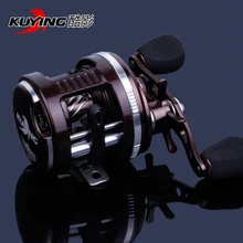 KUYING Tornado Left Right Hand Optional Lure Bait Casting Fishing Reel 5.3:1 Drum Wheel Saltwater Fish Line Coil Free Shipping