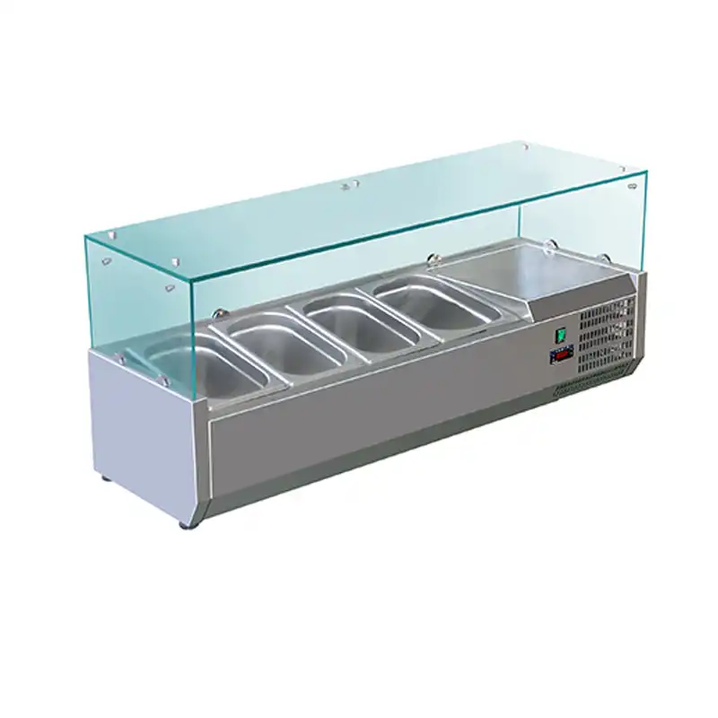 Stainless Steel Sandwiches Ingredient Pizza Prepare Restaurant