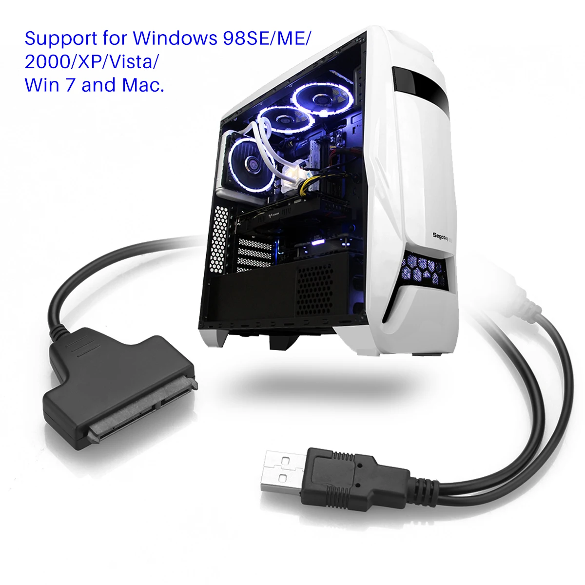 Кабель адаптер для жесткого диска 2 5 &quotSATA USB 3 0 SATA 15 + 7 Pin на 0|Кабели адаптеры и