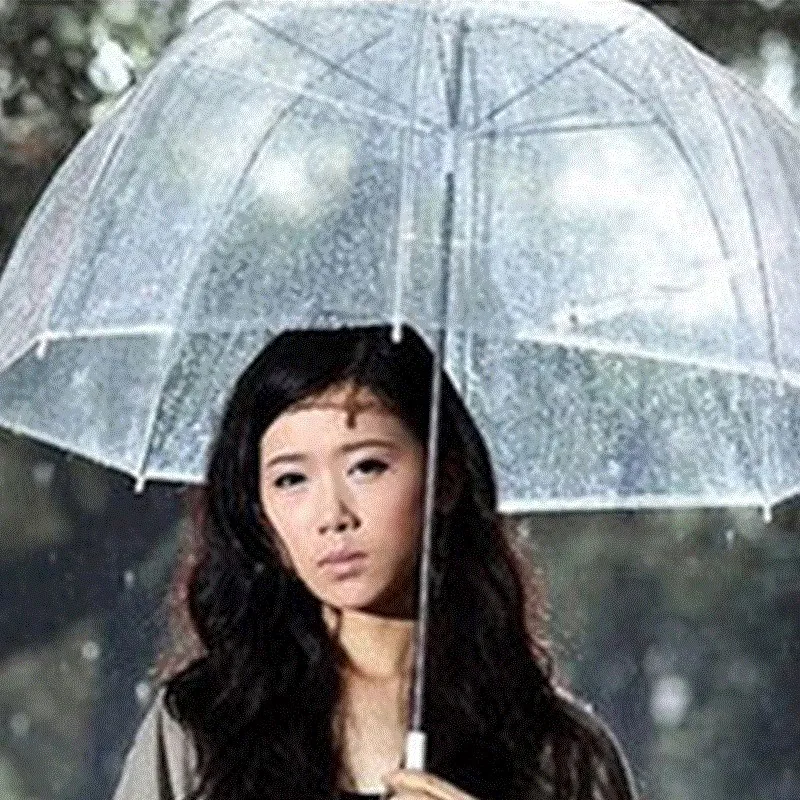 

Большой прозрачный милый зонт-пузырь 34 дюйма с глубоким куполом, ветростойкий зонт для Сплетницы