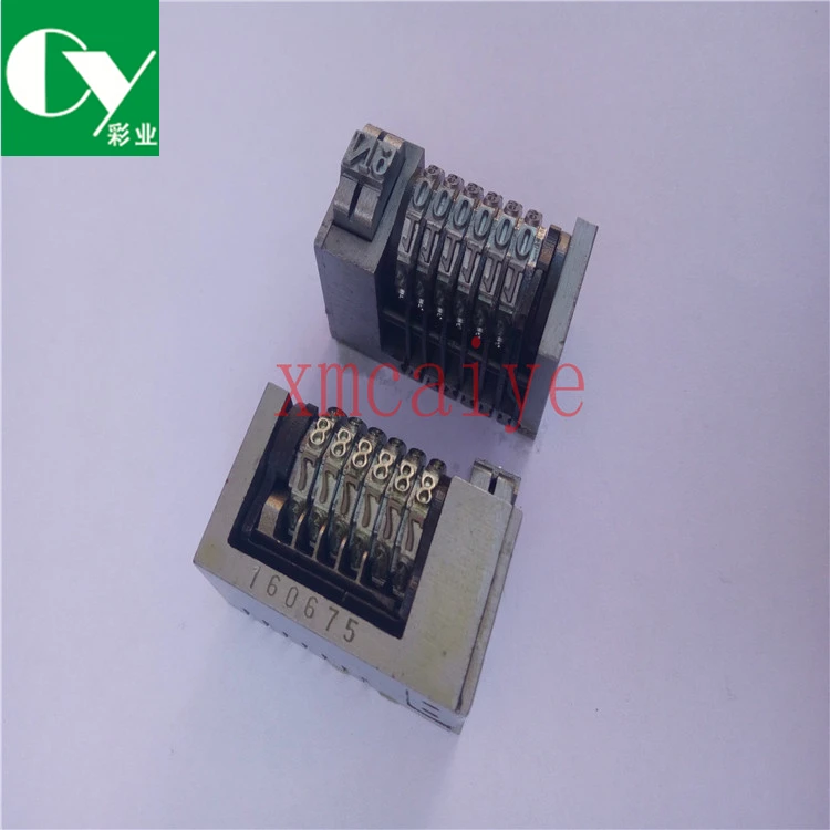 

4 Pieces full steel 6 Digits Numbering Machine Backward for Letterpress