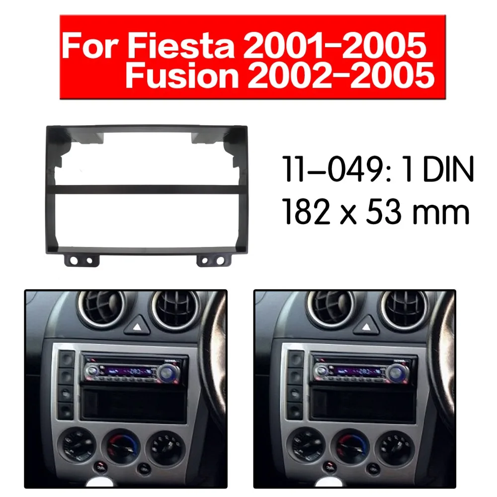 Автомагнитола Fascia с мультимедийной рамкой для FORD Fiesta 2001 2005 панель Facia обшивка CD