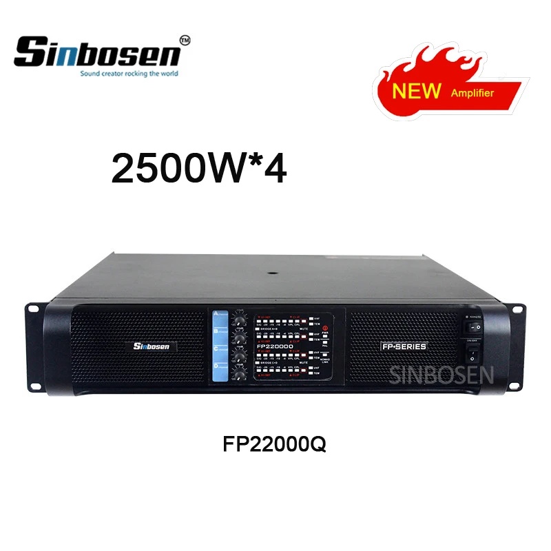 2018 new amplifier 2500W*4CH professional power amplifier