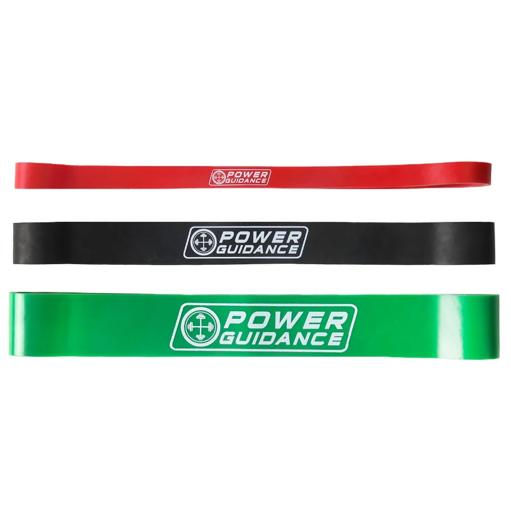 

12" Resistance Band Pull-up Power Expander Band Nature Latex Powerlifting Stretch Band Loop Straps Home Gym Equipment 15-50lbs
