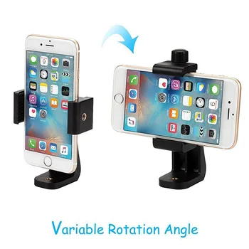 

Universal Smartphone Tripod Adapter Phone Holder Mount Adjust Clamp for iPhone Samsung All Phones UY8