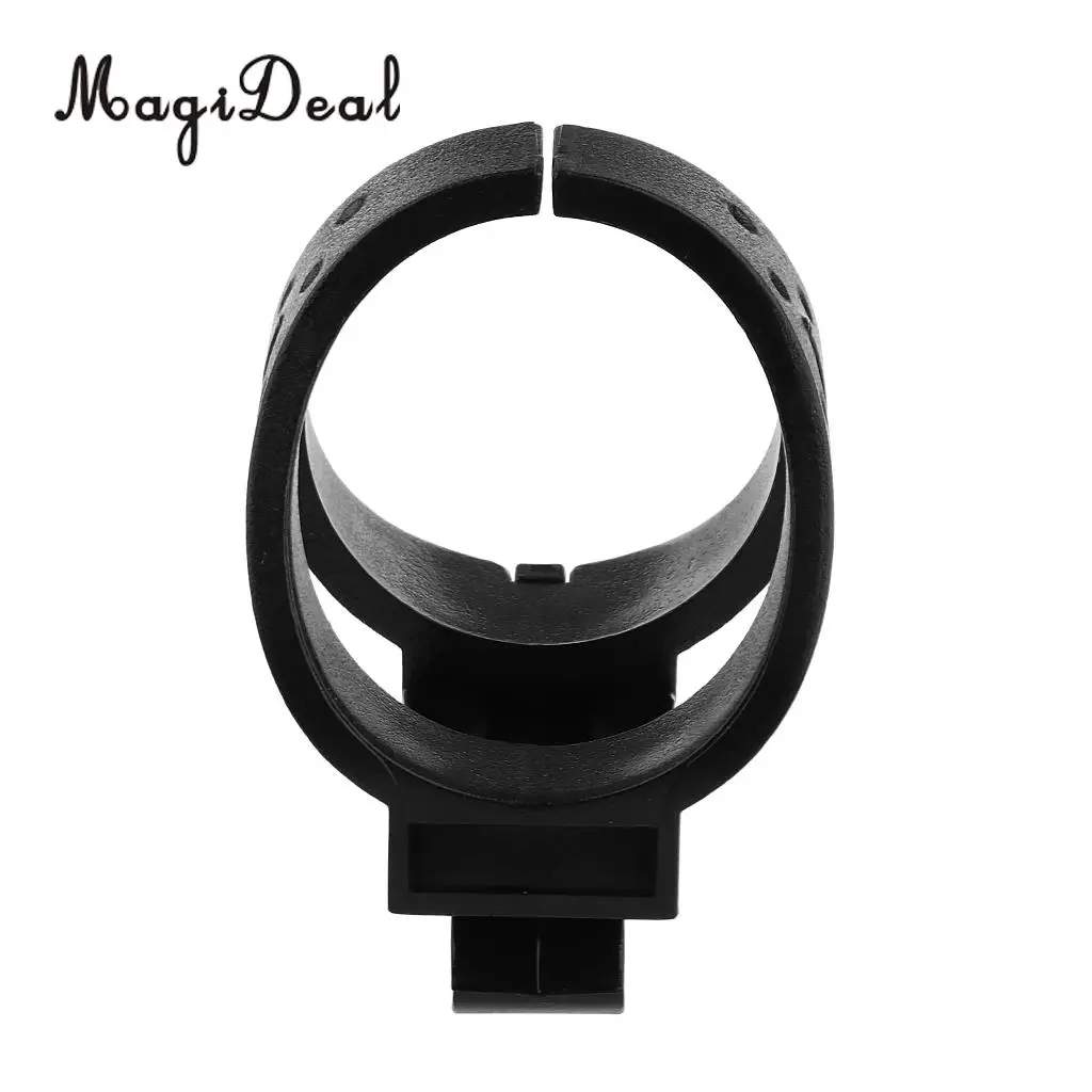 MagiDeal  4 Pcs Snorkel Keeper Rubber Blue + 1x Plastic Detachable Clip Retainer for Scuba Diving Snorkel Gear Spare Parts