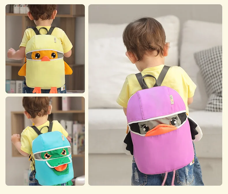 Newberry/Детский рюкзак с защитой от потери с тяговой веревкой для детей от 1 до 3 лет; Детский рюкзак с защитой от потери; стильный рюкзак с изображением животных