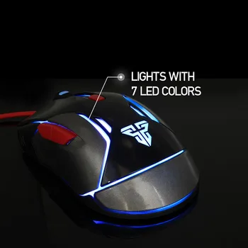 

New Gaming Mouse Wired USB 6D Buttons DPI 4 Modes 1.8M LED Light Fashion For Computer EM88