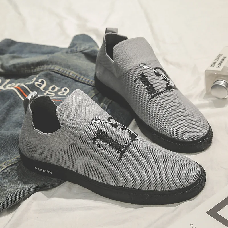 

New models men shoes 2018 summer fashion comfortable casual shoes For Male soft mesh design walking shoes