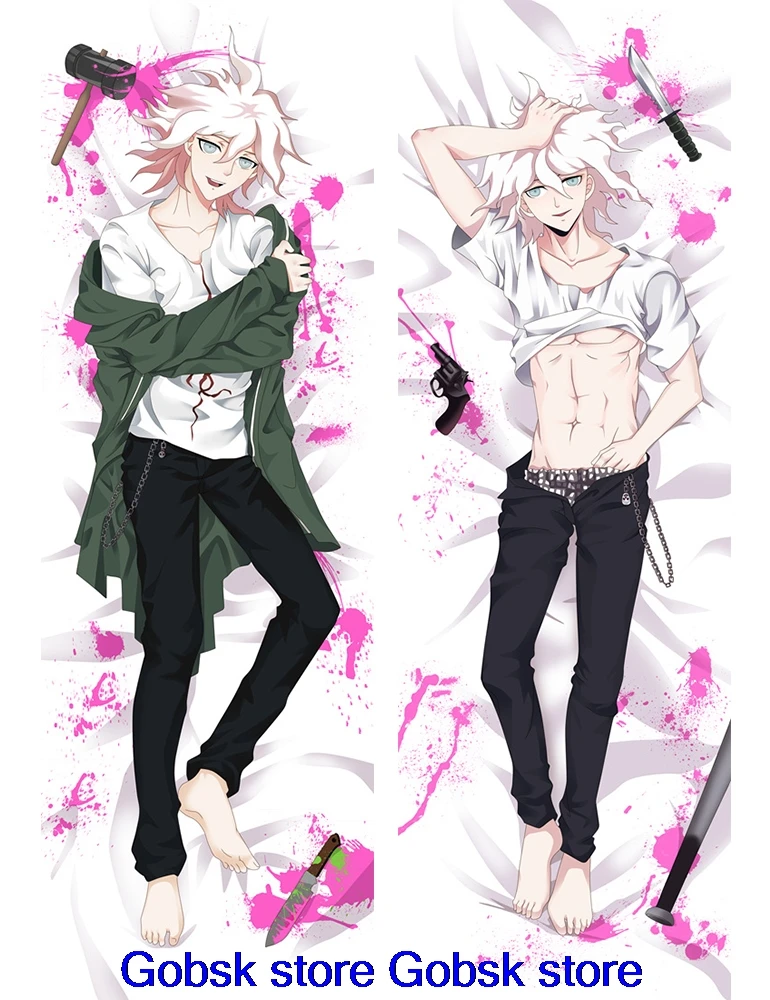 Аниме Danganronpa: Trigger Happy Havoc персонажи Komaeda Nagito Hinata Hajime Подушка Dakimakura чехол для