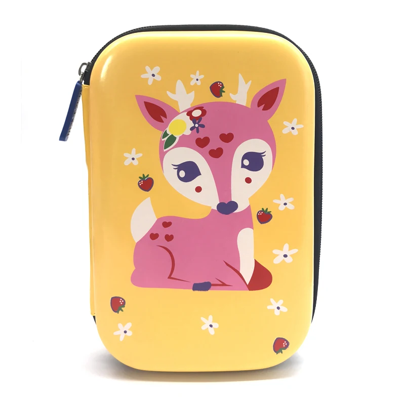 Чехол для карандашей с оленем estuche escolar Kawaii trousse scolaire stylo из искусственной кожи чехол для карандашей школьный