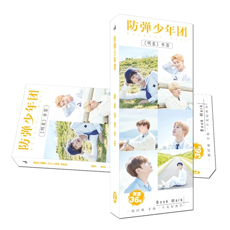 

KPOP Bangtan boys Latest Postcard ARMY Prefect Gift paper creative bookmark bookmark a small school gift card
