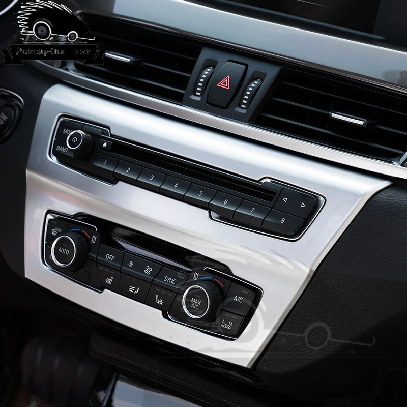 1 Piece ABS Chrome Plated Sticker Air Conditioner Control