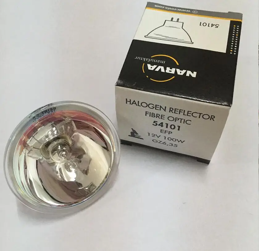 

NARVA 54101 12V 100W halogen reflector lamp,Zeiss surgical microscope fibre optic light source,12V100W EFP GZ6.35 bulb