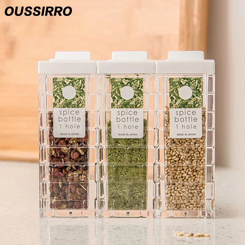 1pcs Spice Jar Seasoning Box Kitchen Spice Storage Bottle