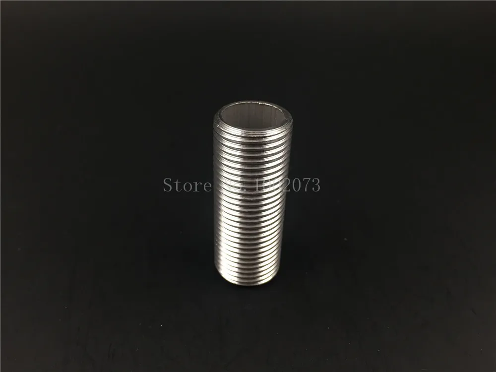 New 12NPS Full Thread Nipple, 50mm length Stainless Steel 304, Pipe Fitting, Homebrew Beer Hardware (2)