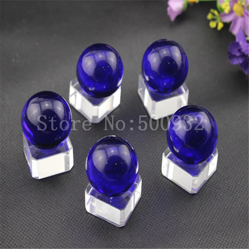 

K9 handmade wholesale small purple crystal ball 30mm 5pcs/lot for home decoration