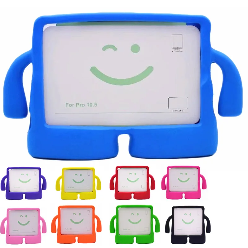 

Children Safe Rugged Proof Foam Case Handle Stand For Apple iPad Pro 10.5 2017 Thick EVA foam Kids Shockproof robot Case Cover