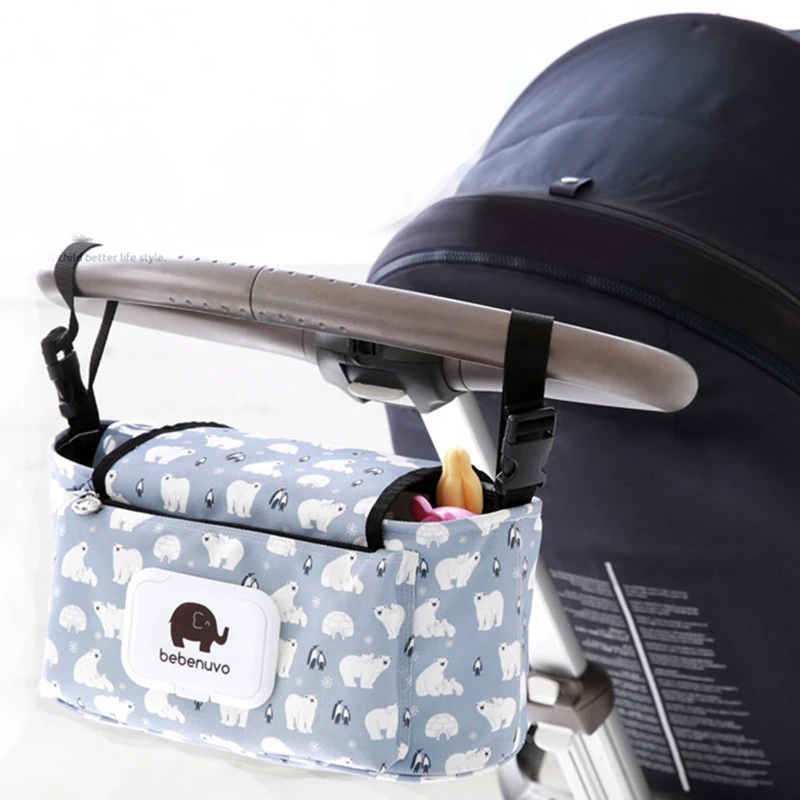 Creative Hot Baby Stroller Hang Bags Nappy Diaper Bag Carriage Hanging