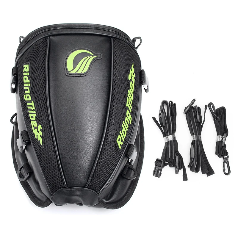 

Seat Rear Motorcycle Oil Tank Bag Helmet Tail Waterproof Back Riding Universal 30*28*21cm Tool Synthetic leather
