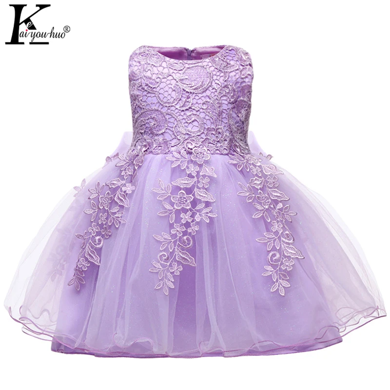 Baby Girl Dress 2018 Christmas Clothes Lace Tutu Dress Vestido Infant Party Dresses For Baby Girl First 1 Year Birthday Dresses