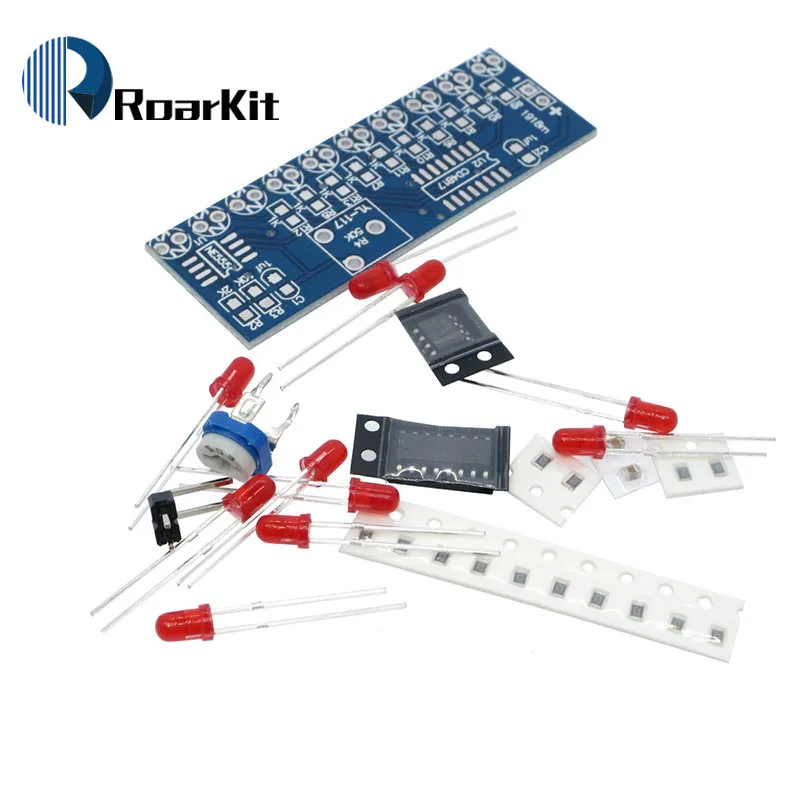 Электронные Наборы DIP/SMD NE555 + CD4017 электронный комплект с десятичным счетчиком