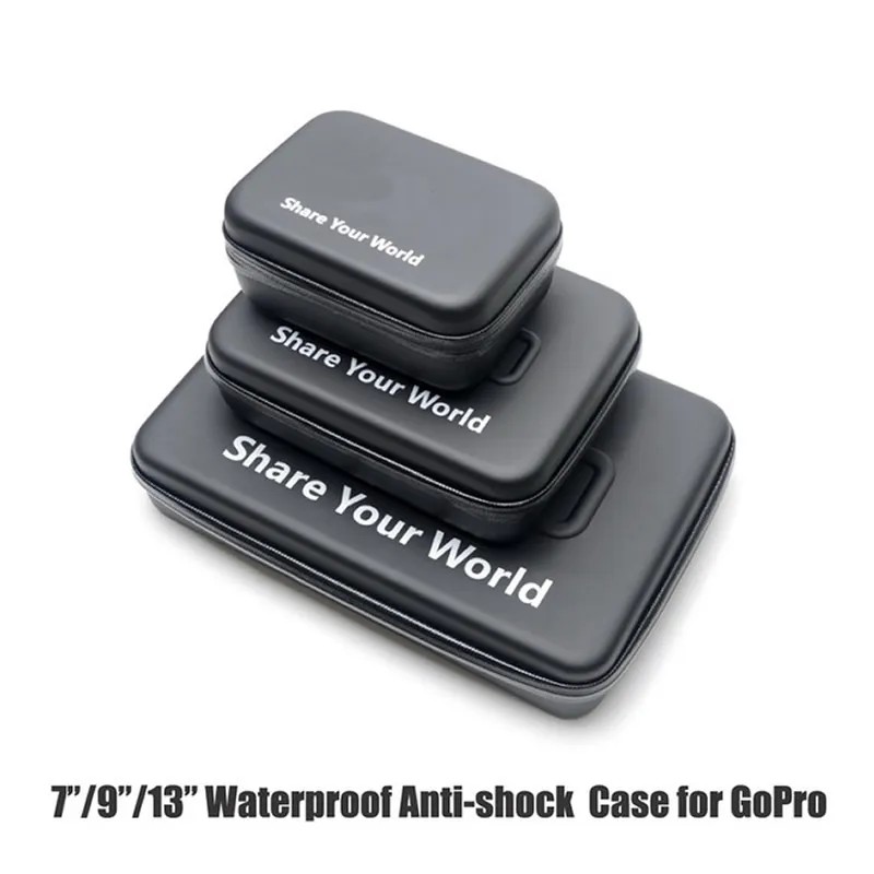 Small Medium Large Size Collection Waterproof Bag Case Accessories For GoPro Hero 6 5 4/3 SJ4000/SJ5000 Go pro Action Camera | Электроника