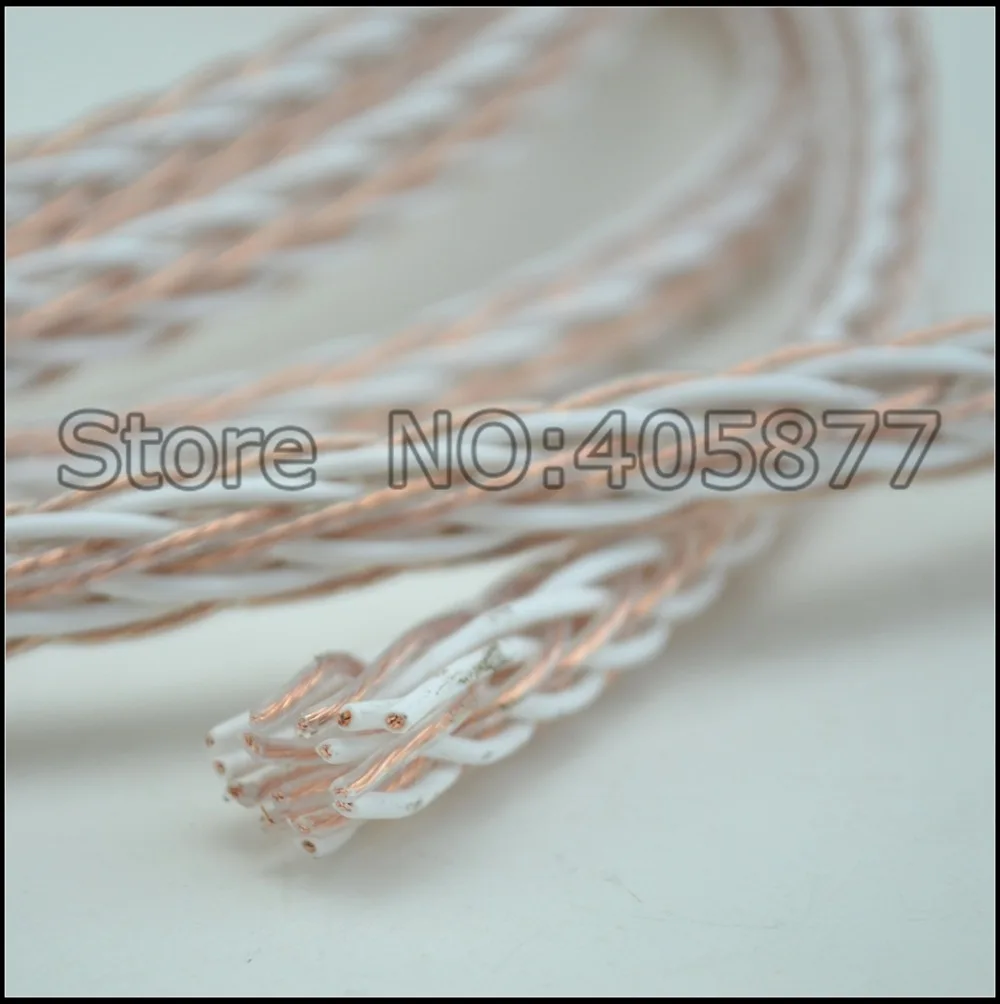 

50Meter hi end audio 8TC Speaker cable hifi audio speaker wire per meter loudspeaker cable