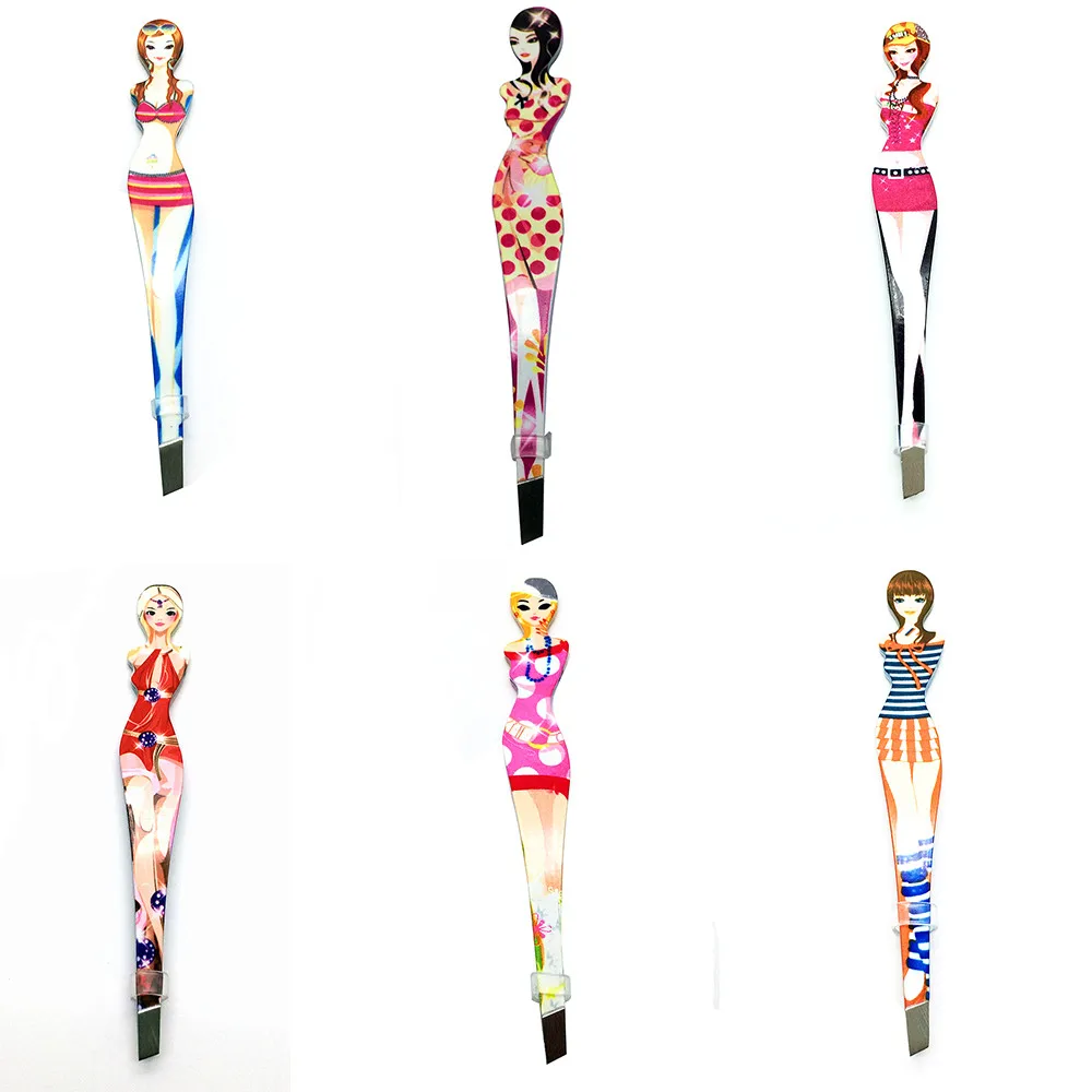 12pcs sex eyebrow tweezer