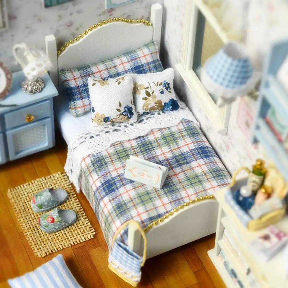 

Mini Doll House Assembling Sunshine Series Doll House Mini DIY Decorations Craft Miniature Project Hands-On Toy