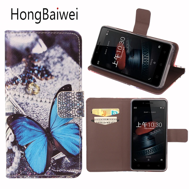 

HongBaiwei for Lenovo Lemon K10 Case Fashion Girls Butterfly Pattern Flip Leather Wallet Phone Bag Case for Lenovo Lemon K10