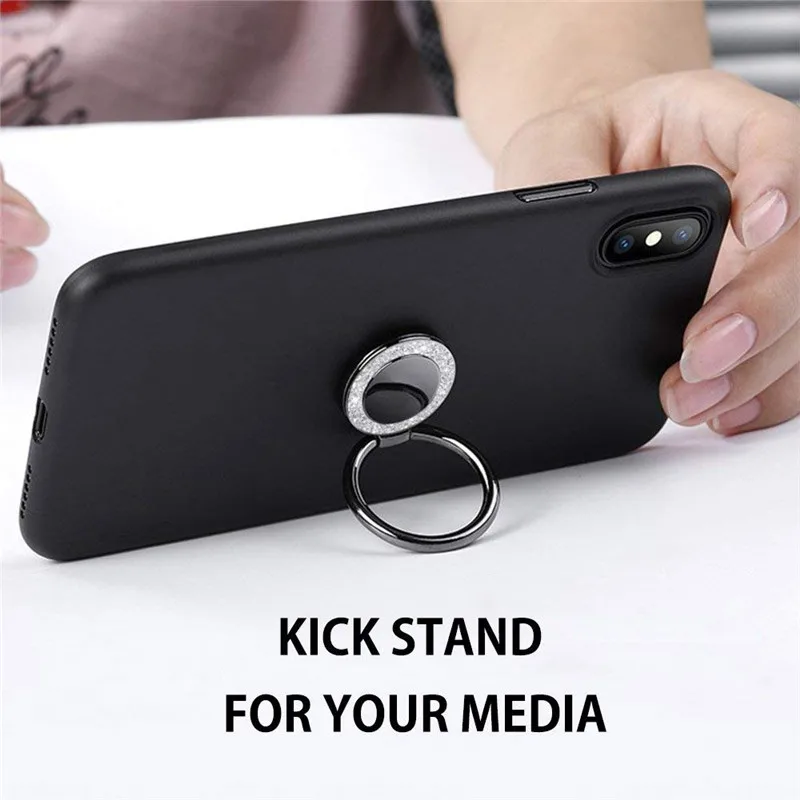 360 градусов мобильный популярный магнитный держатель для телефона для iPhone 11 Pro Max Finger телефон Подставка для samsung телефон магнит на автомобильное крепление