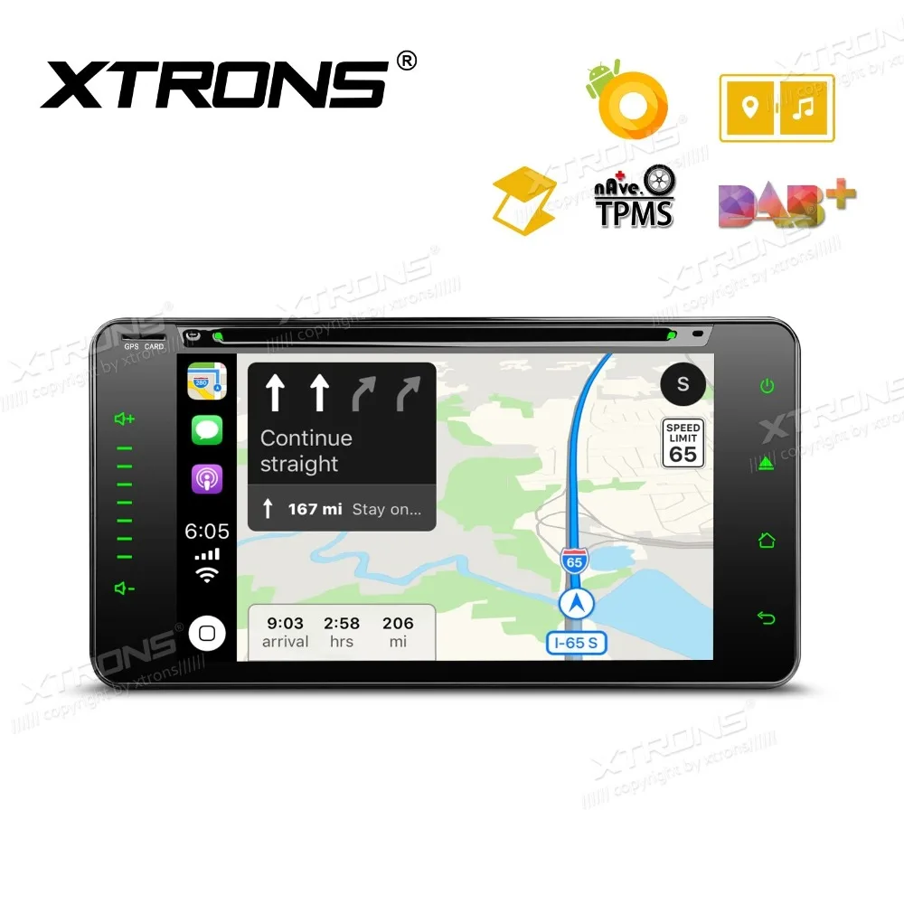Perfect 6.95" Android 8.0 Car DVD Multimedia Navigation GPS Radio for Toyota RAV4 2001-2008 & Corolla 2000-2006 & Sequoia 2003-2007 1