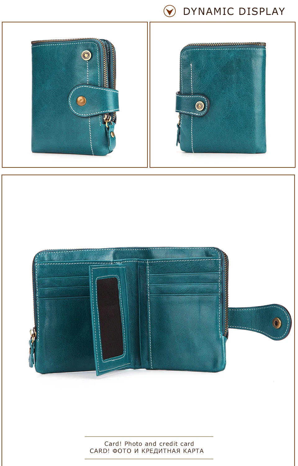 curto feminino rfid mini carteiras fivela zíper