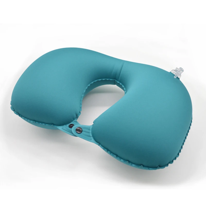 Новый Обычный надувная подушка Neck Brace Поддержка Путешествия U-Форма дует использовать во время полета офисные Автомобильная подпорка