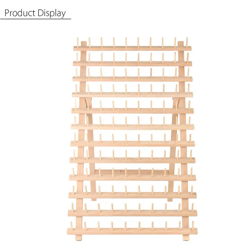 Kiwarm практичные 120 катушки деревянные складные нитки стойки для шитья Вышивка Стенд держатель Органайзер швейные инструменты
