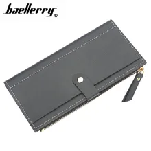 Women Wallets Fashion Hasp Long Solid color Luxury Brand Leather Wallet Female Purse Clutch women's wallet Coin Purse 173Q Women Wallets Fashion Hasp Long Solid color Luxury Brand Leather Wallet Female Purse Clutch women's wallet Coin Purse 173Q
