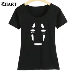 Без лица, безликая одежда для пары с унесенным умом, летние футболки с короткими рукавами для девочек, ZIIART