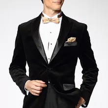 Остроконечные лацканы одна кнопка Terno Masculino стиль высокого качества портной сделанный пиджак, мужские костюмы 2 шт черные модные мужские костюмы