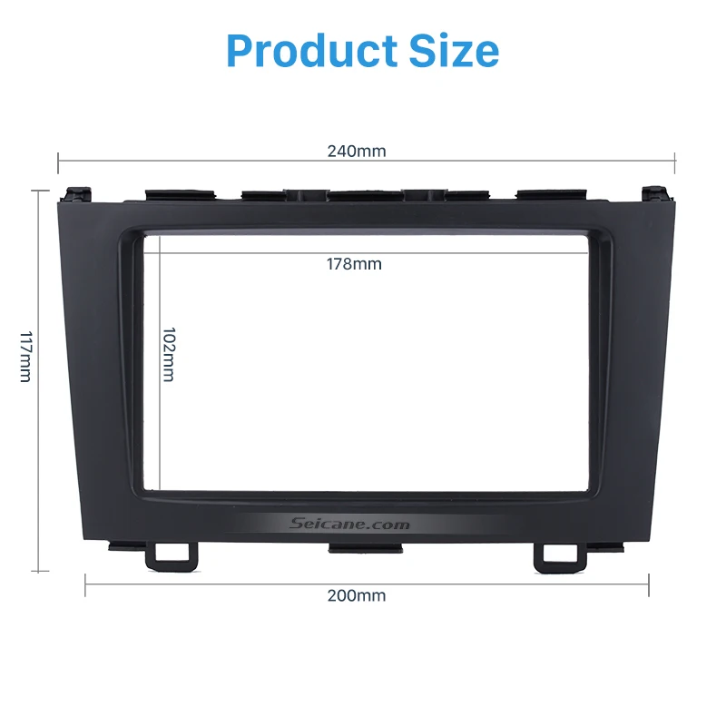 Seicane превосходное качество 2 Din автомагнитола фасции для 2008-2011 HONDA CRV Радио Рамка аудио покрытие монтажная рамка автомобиля предпочтительный комплект